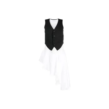COPERNI Sleeveless Dress Women's Black White