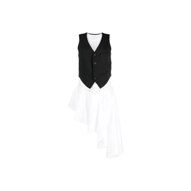 COPERNI Sleeveless Dress Women's Black White-0