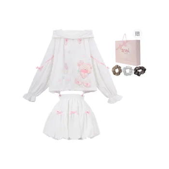 SNBL Casual Suits Women's Coat+Short Skirt