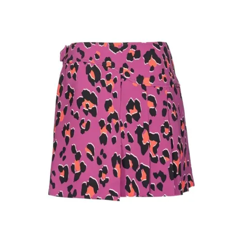 PINKO Minigonna Animalier Con Fibbia Piercing Casual Short Skirts Women's Purple