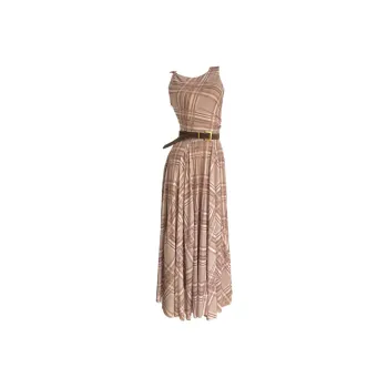 BEAUTIFUL CONFESSION Sleeveless Dress Women's Khaki