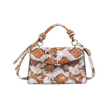 TOUTSEUL YOLO PU Shoulder Bag, Handbag Women's Orange/Black/Green/Brown