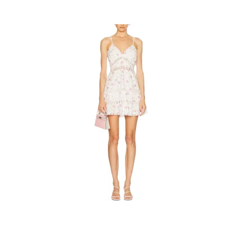 LOVESHACKFANCY Slip Dress Women's White