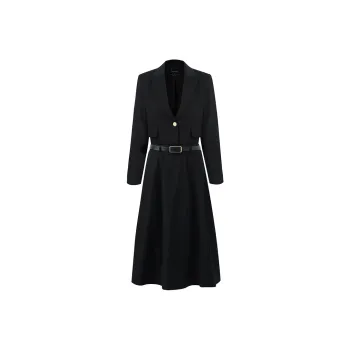 GOELIA Two Piece Skirt Sets Women's 00B Black