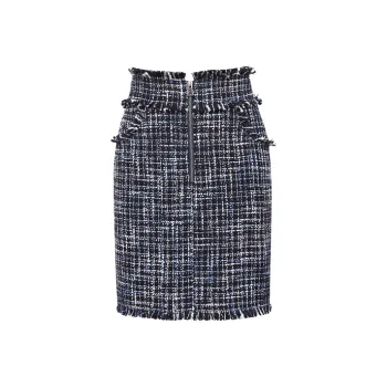 Brother Is Really Good Casual Short Skirts Women's Navy Blue