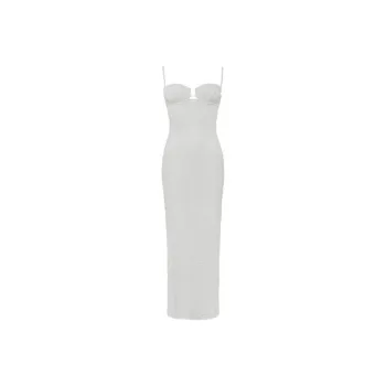 Victoria's Secret MONTCE Petal Long Slip Dress / Seychelles Slip Dresses Women's White