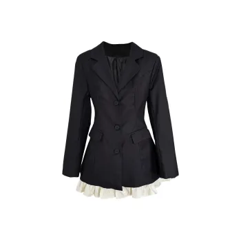 CPAURA Long Sleeved Dresses Women's Black