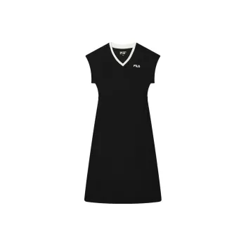 FILA Sleeveless Dress Women's Jet Black BK
