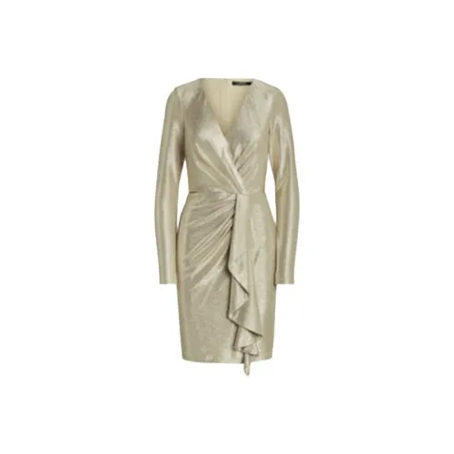Sportscraft Crowe Polo Long Sleeved Dress Women's Gold