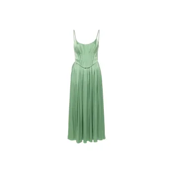 Zimmermann Silk Corset Midi Dress