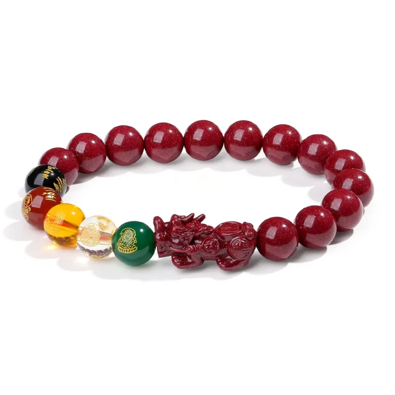 ZKY Cinnabar Jade Bracelets Unisex-6