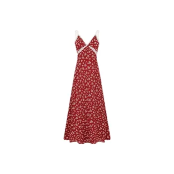 ABBY GODDESS Slip Dress Women's Red