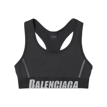 Balenciaga Sporty Bra 'Black/Grey'