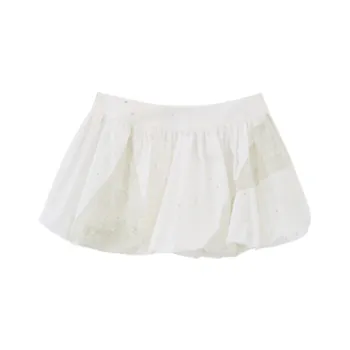 RUNTOTHEFUTURE Casual Short Skirts Women's Pure White