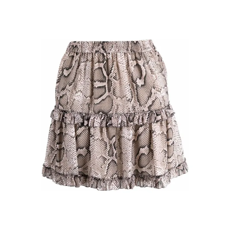 MICHAEL KORS Casual Short Skirts Women's Light Umber-0