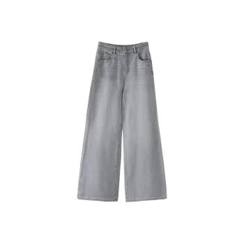 Fstudio Wide Leg Jeans Women's Gray