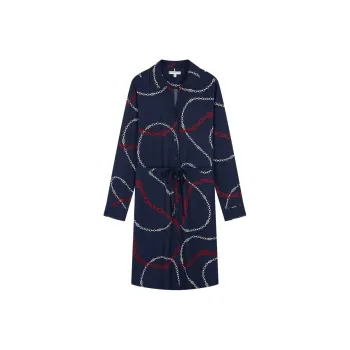 Tommy Hilfiger Long Sleeved Dresses Women's Navy Blue 0YH