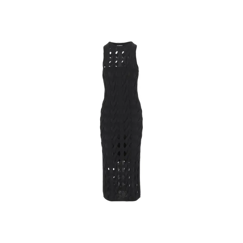 PINKO Cut Out Sleeveless Long Dress-0