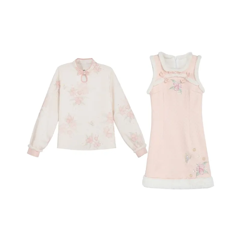 SNBL Skirt Set Women's Spring Welcome Flower-3