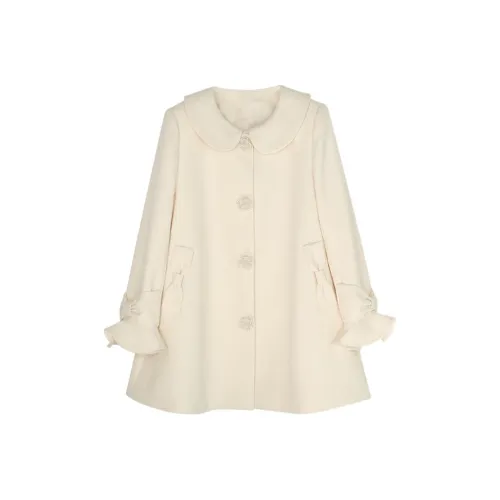 Summer Hooray Long Sleeved Dress Women's Light Beige White