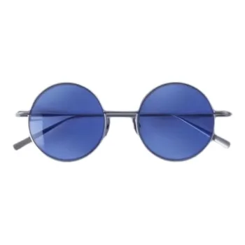 Acne Studios Stainless Steel Round Sunglasses Unisex Silver