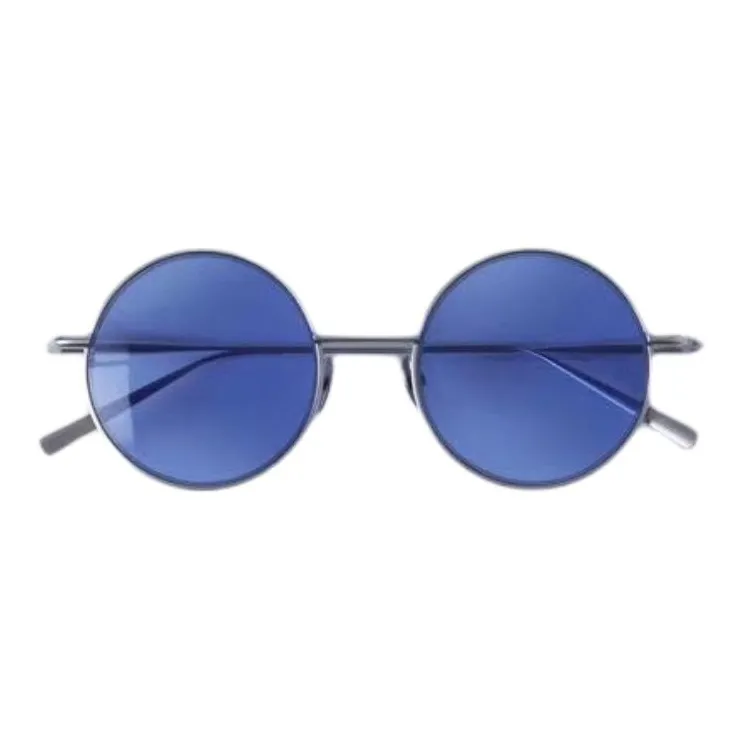 Acne Studios Stainless Steel Round Sunglasses Unisex Silver-0