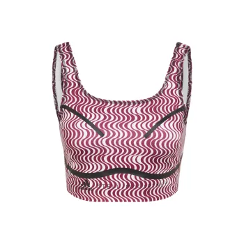 Adidas Sleeveless Sports Shirts Women's Red