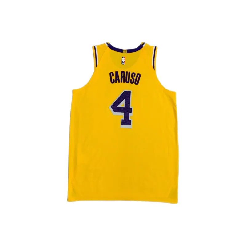 Nike x NBA Basketball Jersey Men's Yellow-1