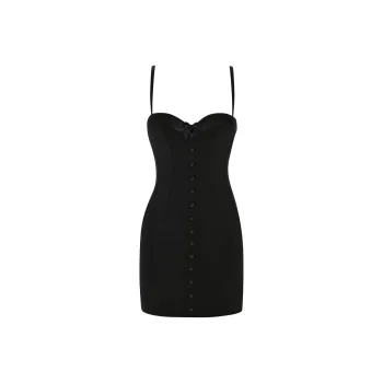 I.AM.GIA FRANCESCA MINI DRESS Slip Dresses Women's Black