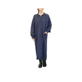 FREAK'S STORE Long Sleeved Dress Women's Marine Blue