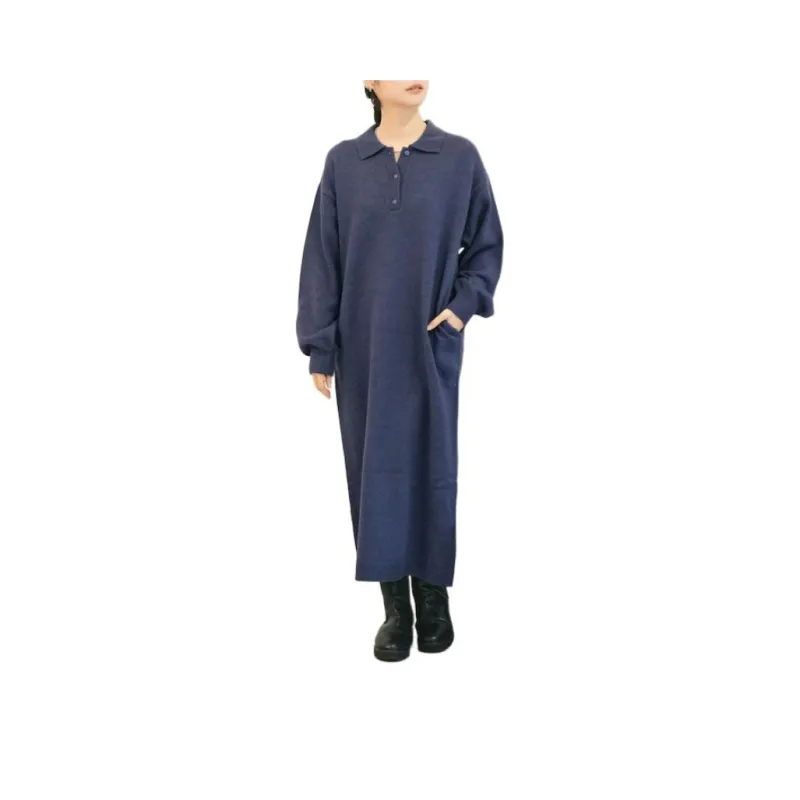 FREAK'S STORE Long Sleeved Dress Women's Marine Blue-0
