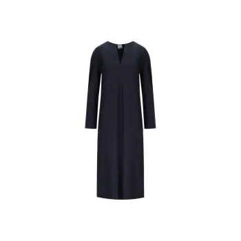 MaxMara V Neck Long Sleeved Dress