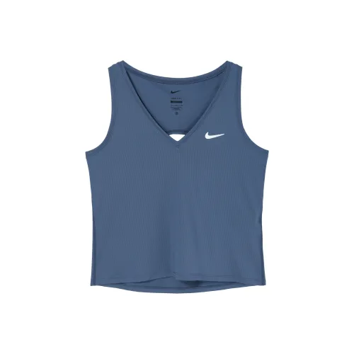 Nike Sleeveless Sports Shirts Women's Finnish Blue