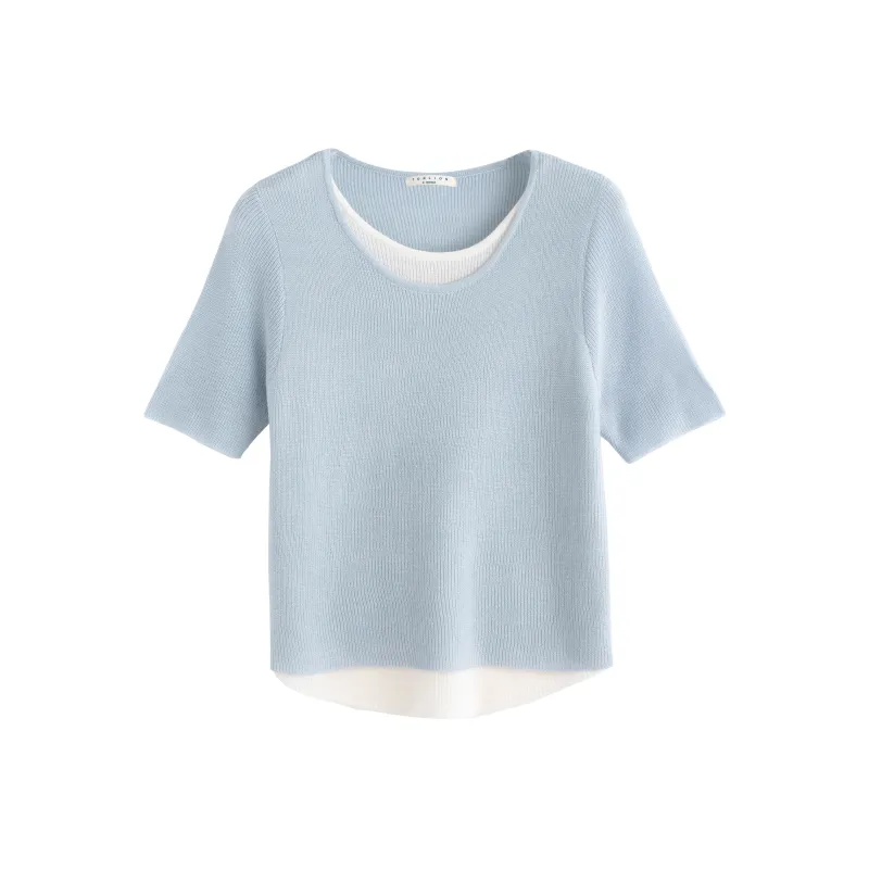 Tonlion Knitwear Women's Light Blue-0