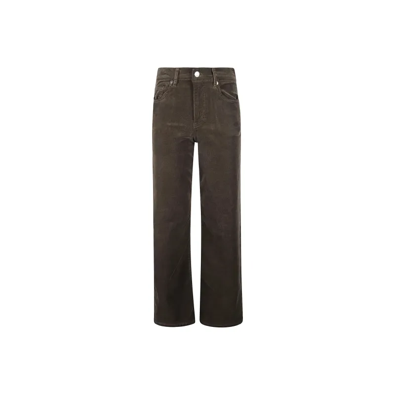 FRAME Le Slim Palazzo Corduroy Toast Pants-0