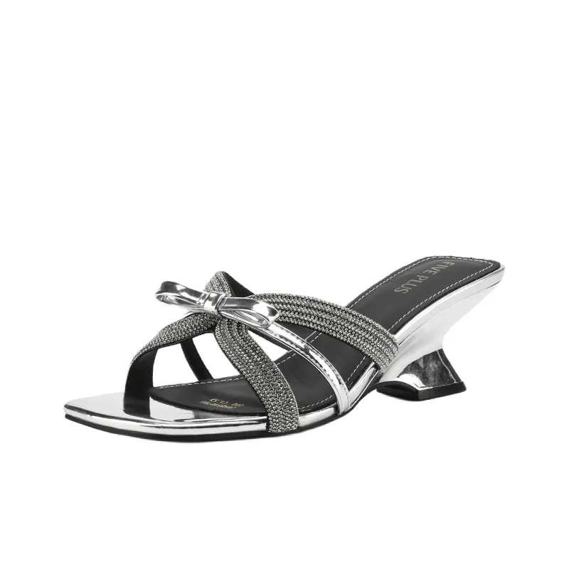FIVE PLUS Slip Resistant Abrasion Resistant Slide Slippers Women's-7