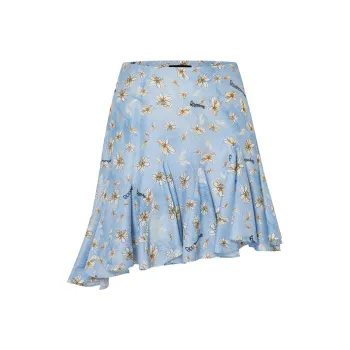MOCO Casual Short Skirts Women's Blue Undertones