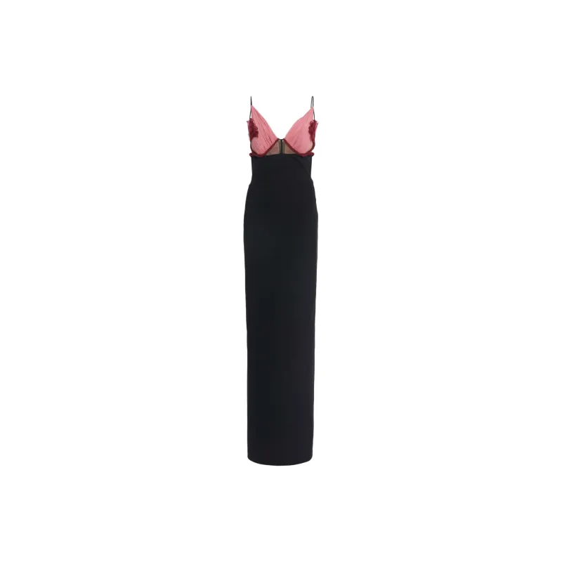Nensi Dojaka Evie Petal Maxi Dress-0
