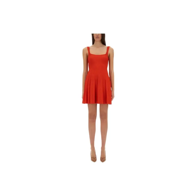 Staud SS25 Slip Dress Women's Red-0