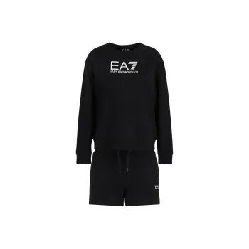 EMPORIO ARMANI EA7 SS24 Casual Suit Women's Black