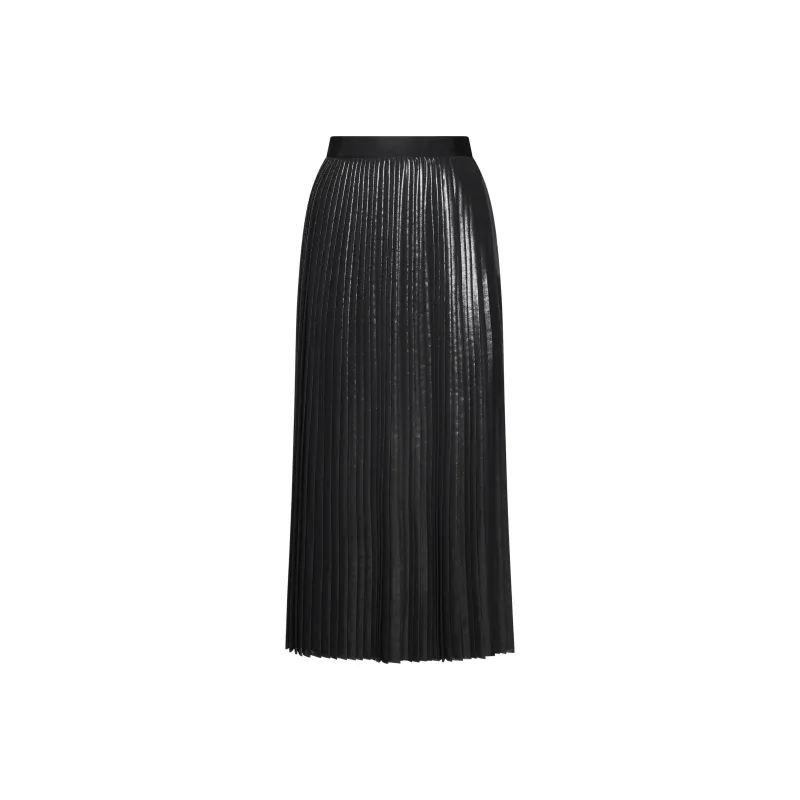 Fabiana Filippi Elasticated Waistband Pleated Midi Skirt-0