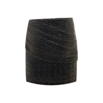 IRO NIGHT Casual Short Skirts Women's Gold Thread Black