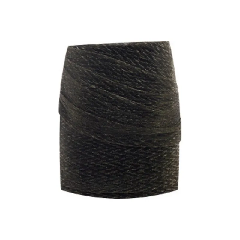 IRO NIGHT Casual Short Skirts Women's Gold Thread Black-0
