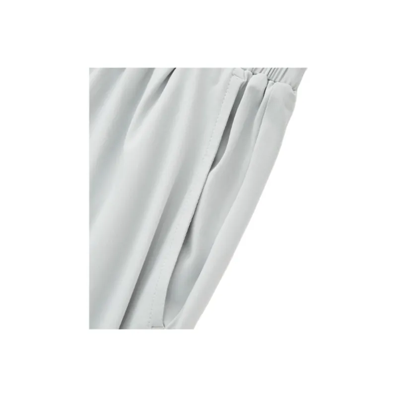 Three Blessings Casual Pants Women's Light Gray-1