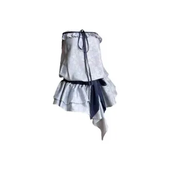 ABCMININ Sleeveless Dress Women's Light Blue