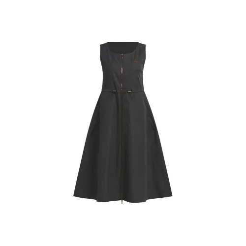 Adidas Sleeveless Dress Women's Black/Coffee Brown