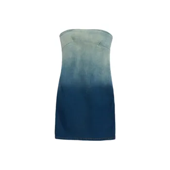 SECFLY OFFICIAL Sleeveless Dress Women's Gradient Blue