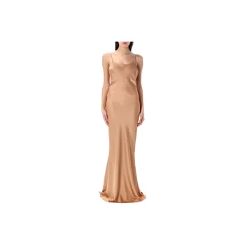 THE ANDAMANE Slip Dress Women's Camel