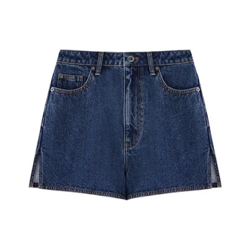 Self portrait Denim Shorts Women's Denim Blue