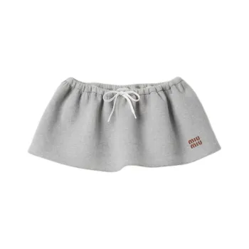 MIU MIU Casual Short Skirts Women's Gray